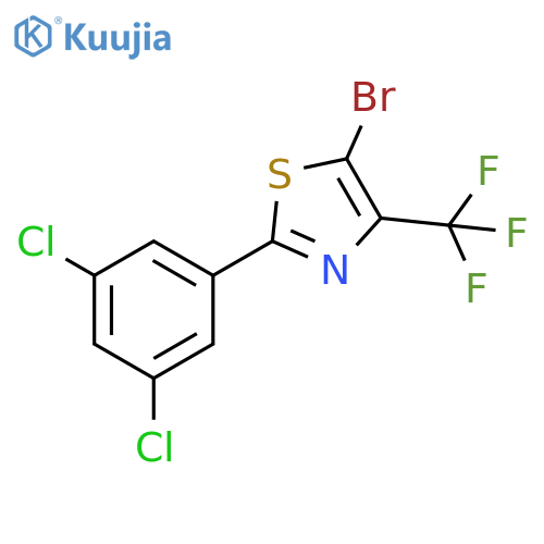 Thiazole, 5-bromo-2-(3,5-dichlorophenyl)-4-(trifluoromethyl)- structure