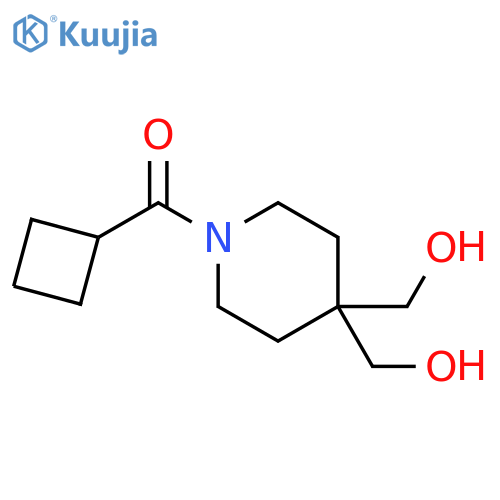 Methanone, [4,4-bis(hydroxymethyl)-1-piperidinyl]cyclobutyl- structure