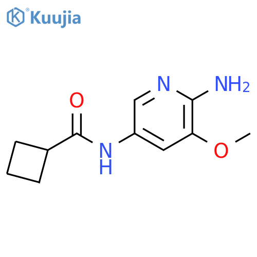Cyclobutanecarboxamide, N-(6-amino-5-methoxy-3-pyridinyl)- structure