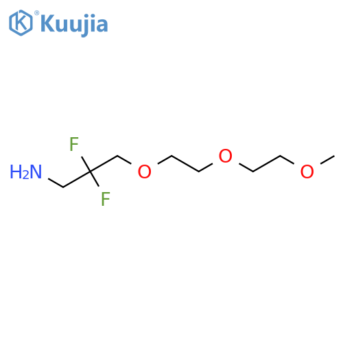 1-Propanamine, 2,2-difluoro-3-[2-(2-methoxyethoxy)ethoxy]- structure