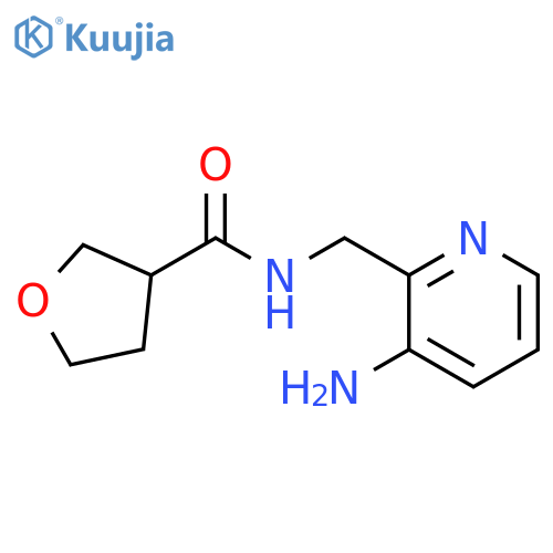 3-Furancarboxamide, N-[(3-amino-2-pyridinyl)methyl]tetrahydro- structure
