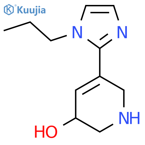5-(1-propyl-1H-imidazol-2-yl)-1,2,3,6-tetrahydropyridin-3-ol structure