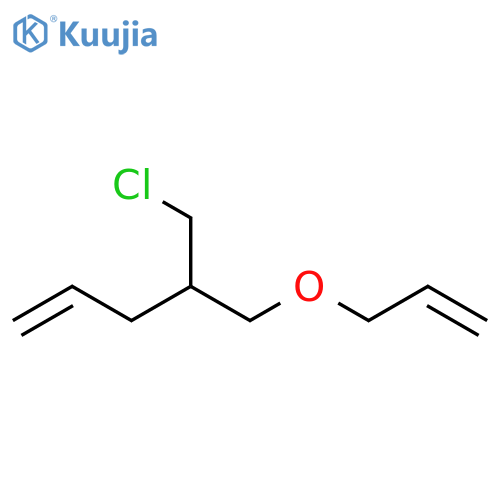 1-Pentene, 4-(chloromethyl)-5-(2-propen-1-yloxy)- structure