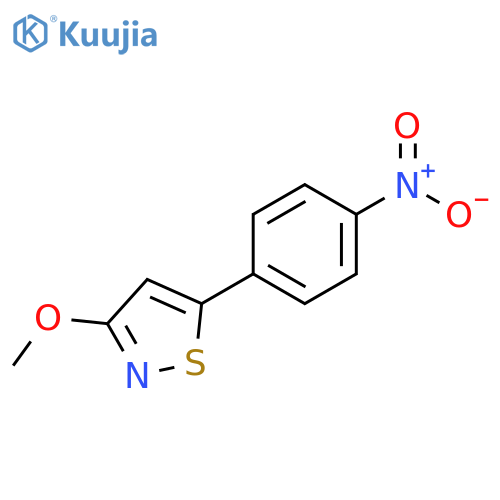 Isothiazole, 3-methoxy-5-(4-nitrophenyl)- structure
