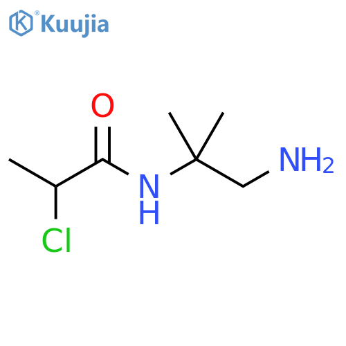 Propanamide, N-(2-amino-1,1-dimethylethyl)-2-chloro- structure