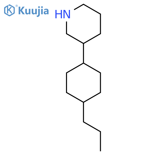 3-(4-Propylcyclohexyl)piperidine structure