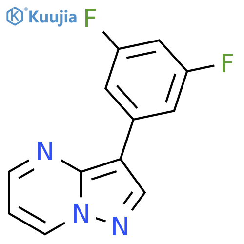 3-(3,5-Difluorophenyl)pyrazolo[1,5-a]pyrimidine structure
