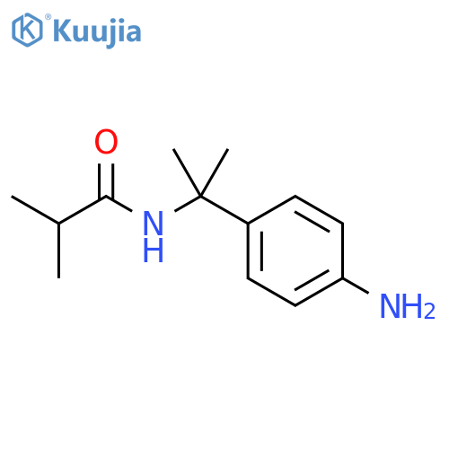 Propanamide, N-[1-(4-aminophenyl)-1-methylethyl]-2-methyl- structure