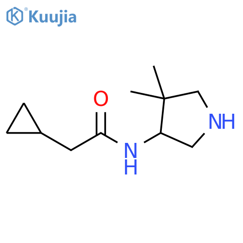 Cyclopropaneacetamide, N-(4,4-dimethyl-3-pyrrolidinyl)- structure