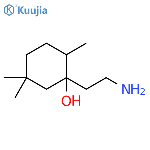 Cyclohexanol, 1-(2-aminoethyl)-2,5,5-trimethyl- structure