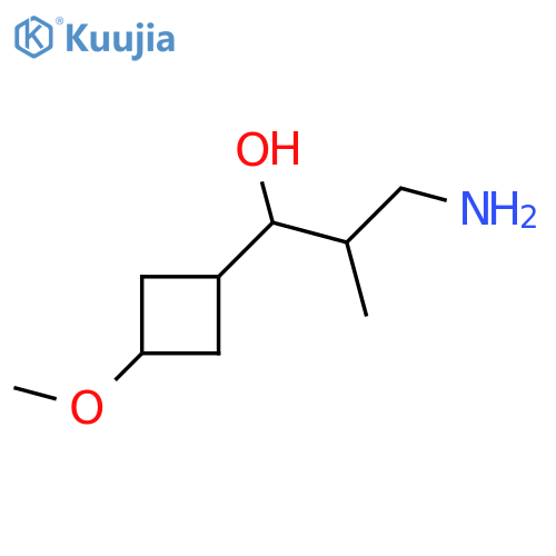 Cyclobutanemethanol, α-(2-amino-1-methylethyl)-3-methoxy- structure