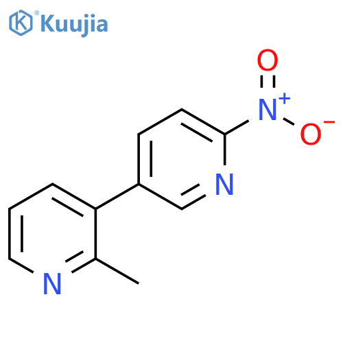 3,3'-Bipyridine, 2-methyl-6'-nitro- structure