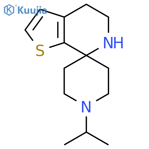 Spiro[piperidine-4,7'(4'H)-thieno[2,3-c]pyridine], 5',6'-dihydro-1-(1-methylethyl)- structure
