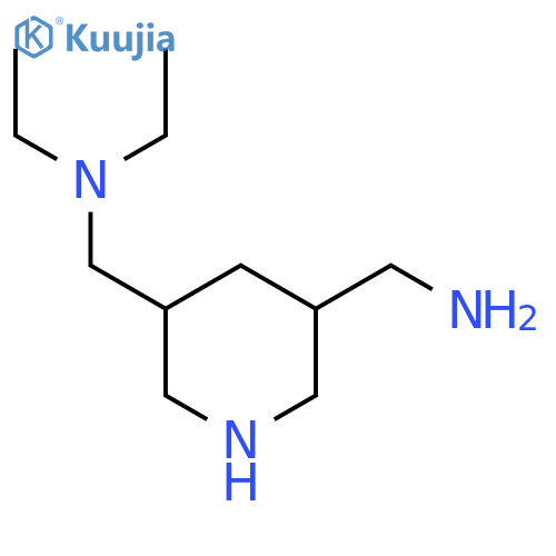 3,5-Piperidinedimethanamine, N3,N3-diethyl- structure