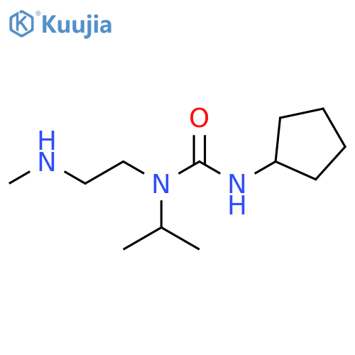 Urea, N'-cyclopentyl-N-[2-(methylamino)ethyl]-N-(1-methylethyl)- structure
