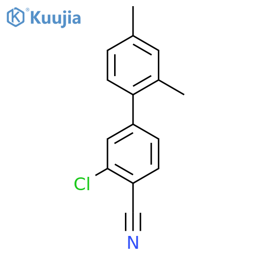 2-Chloro-4-(2,4-dimethylphenyl)benzonitrile structure