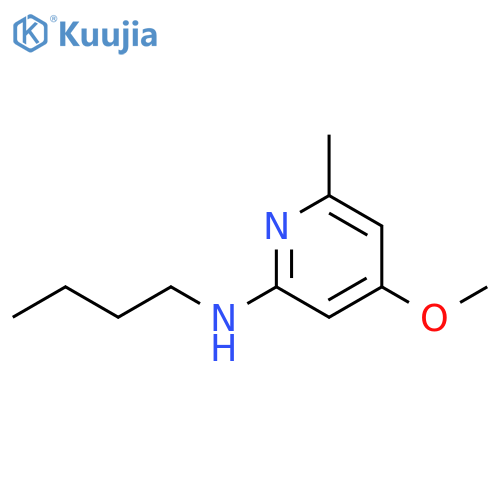 2-Pyridinamine, N-butyl-4-methoxy-6-methyl- structure
