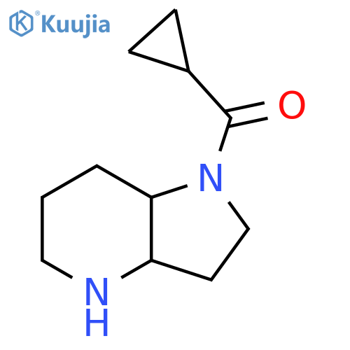 Methanone, cyclopropyl(octahydro-1H-pyrrolo[3,2-b]pyridin-1-yl)- structure