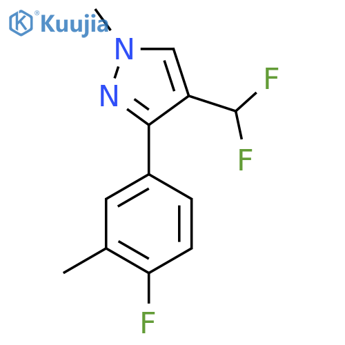 4-(difluoromethyl)-3-(4-fluoro-3-methylphenyl)-1-methyl-1H-pyrazole structure