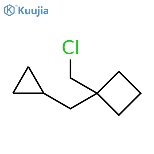 Cyclobutane, 1-(chloromethyl)-1-(cyclopropylmethyl)- structure