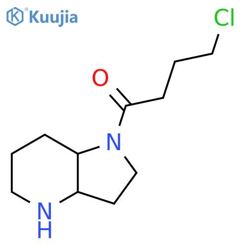 1-Butanone, 4-chloro-1-(octahydro-1H-pyrrolo[3,2-b]pyridin-1-yl)- structure