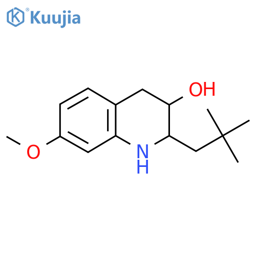 2-(2,2-Dimethylpropyl)-7-methoxy-1,2,3,4-tetrahydroquinolin-3-ol structure
