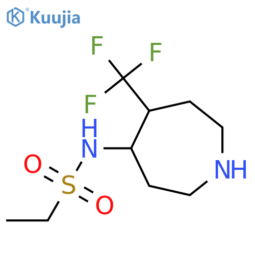 Ethanesulfonamide, N-[hexahydro-5-(trifluoromethyl)-1H-azepin-4-yl]- structure