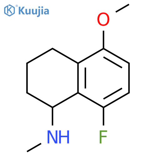 1-Naphthalenamine, 8-fluoro-1,2,3,4-tetrahydro-5-methoxy-N-methyl- structure
