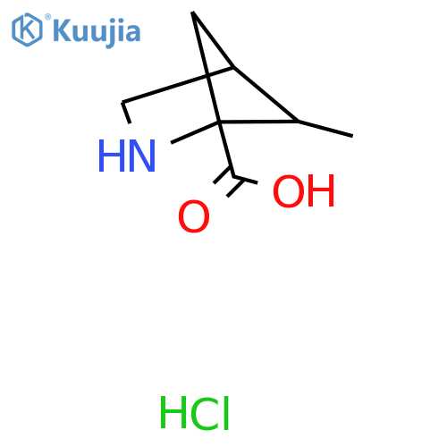 5-Methyl-2-azabicyclo[2.1.1]hexane-1-carboxylic acid hydrochloride structure