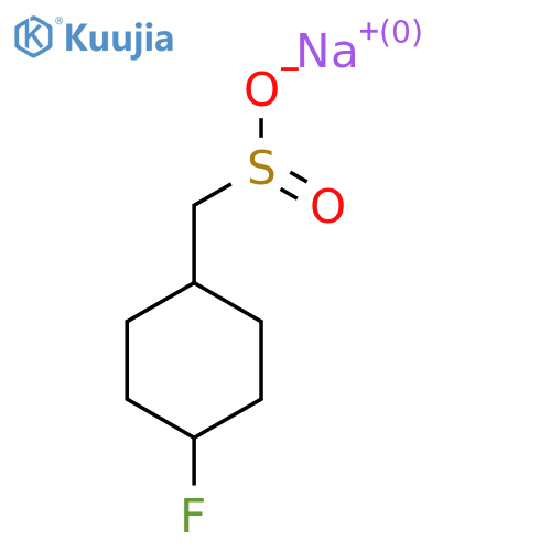 Sodium (4-fluorocyclohexyl)methanesulfinate structure