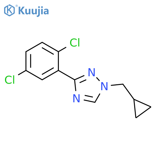 1H-1,2,4-Triazole, 1-(cyclopropylmethyl)-3-(2,5-dichlorophenyl)- structure