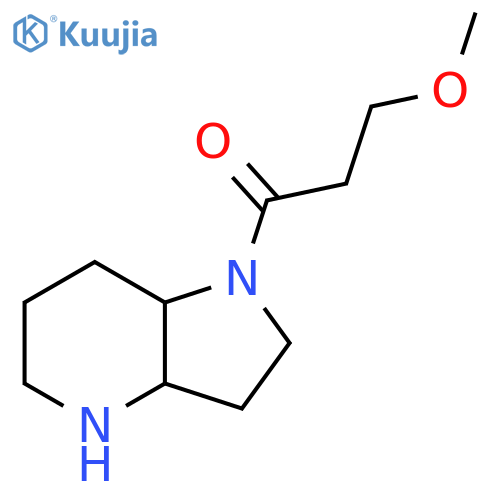 1-Propanone, 3-methoxy-1-(octahydro-1H-pyrrolo[3,2-b]pyridin-1-yl)- structure