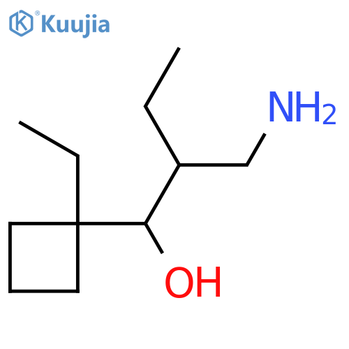 Cyclobutanemethanol, α-[1-(aminomethyl)propyl]-1-ethyl- structure