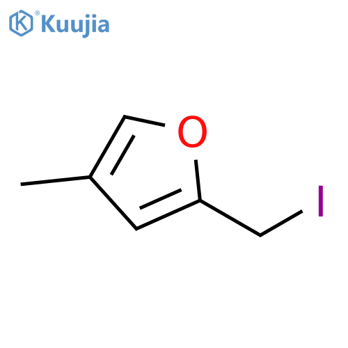 Furan, 2-(iodomethyl)-4-methyl- structure