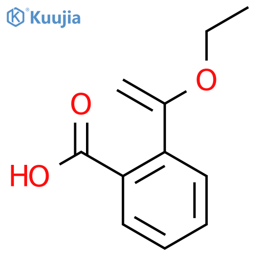 2-(1-Ethoxyethenyl)benzoic acid structure