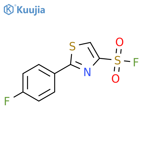 2-(4-Fluorophenyl)-4-thiazolesulfonyl fluoride structure