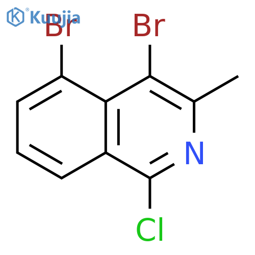 Isoquinoline, 4,5-dibromo-1-chloro-3-methyl- structure