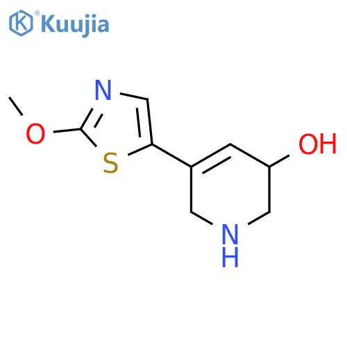 5-(2-Methoxy-1,3-thiazol-5-yl)-1,2,3,6-tetrahydropyridin-3-ol structure