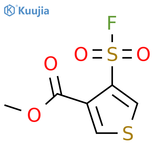 Methyl 4-fluorosulfonylthiophene-3-carboxylate structure