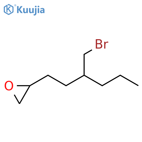 Oxirane, 2-[3-(bromomethyl)hexyl]- structure