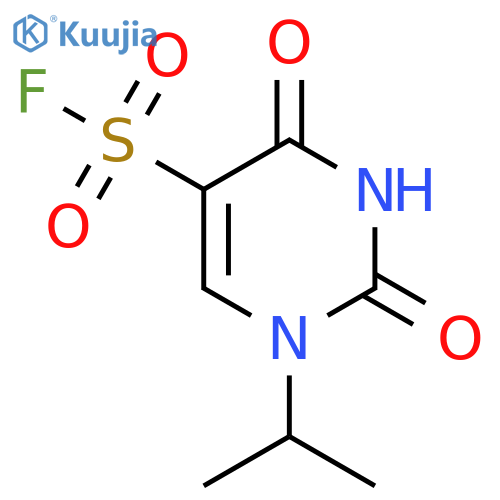 2,4-Dioxo-1-(propan-2-yl)-1,2,3,4-tetrahydropyrimidine-5-sulfonyl fluoride structure