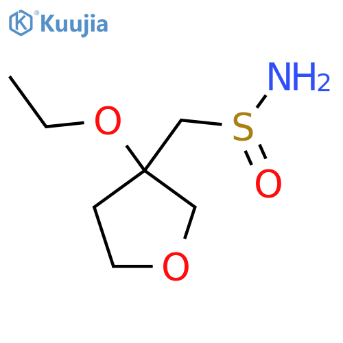 (3-Ethoxyoxolan-3-yl)methanesulfinamide structure
