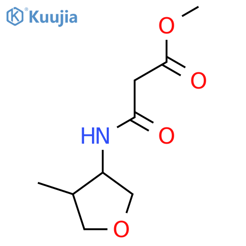 β-Alanine, oxo-N-(tetrahydro-4-methyl-3-furanyl)-, methyl ester structure
