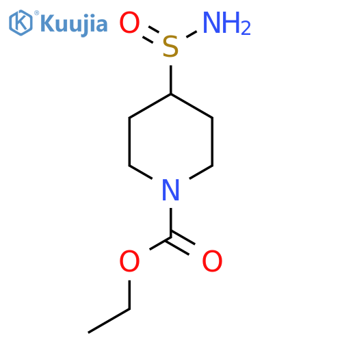 Ethyl 4-(aminosulfinyl)piperidine-1-carboxylate structure