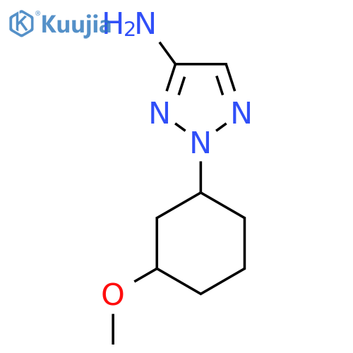 2-(3-methoxycyclohexyl)-2H-1,2,3-triazol-4-amine structure