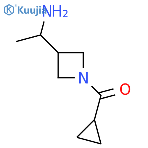 1-(1-Cyclopropanecarbonylazetidin-3-yl)ethan-1-amine structure
