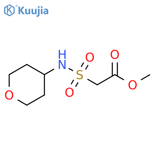 methyl 2-(oxan-4-yl)sulfamoylacetate structure