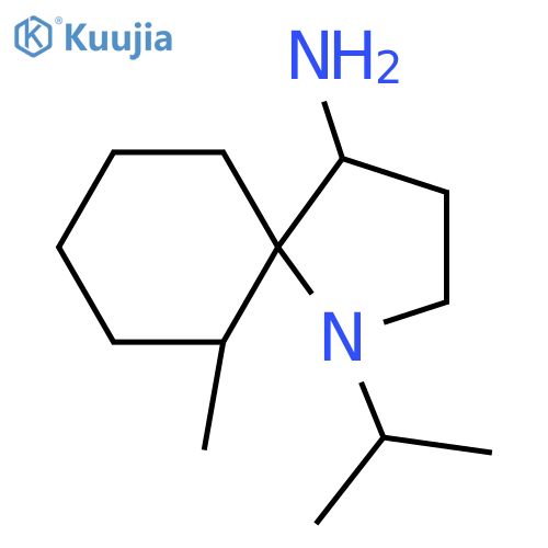 6-Methyl-1-(propan-2-yl)-1-azaspiro[4.5]decan-4-amine structure