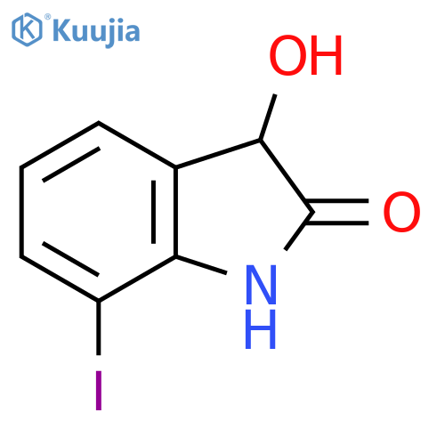 2H-Indol-2-one, 1,3-dihydro-3-hydroxy-7-iodo- structure