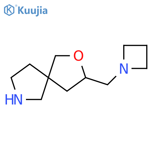2-Oxa-7-azaspiro[4.4]nonane, 3-(1-azetidinylmethyl)- structure